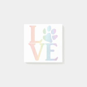 Love Classic Rainbow Post-it Notes