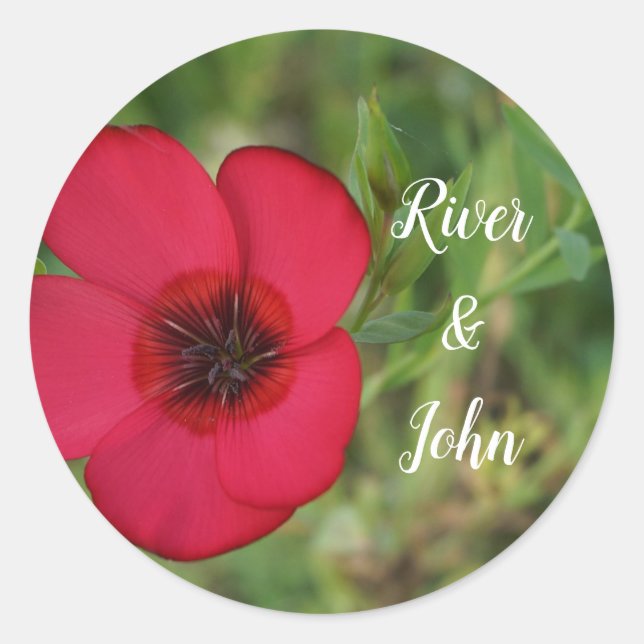 Love Classic Round Sticker (Front)