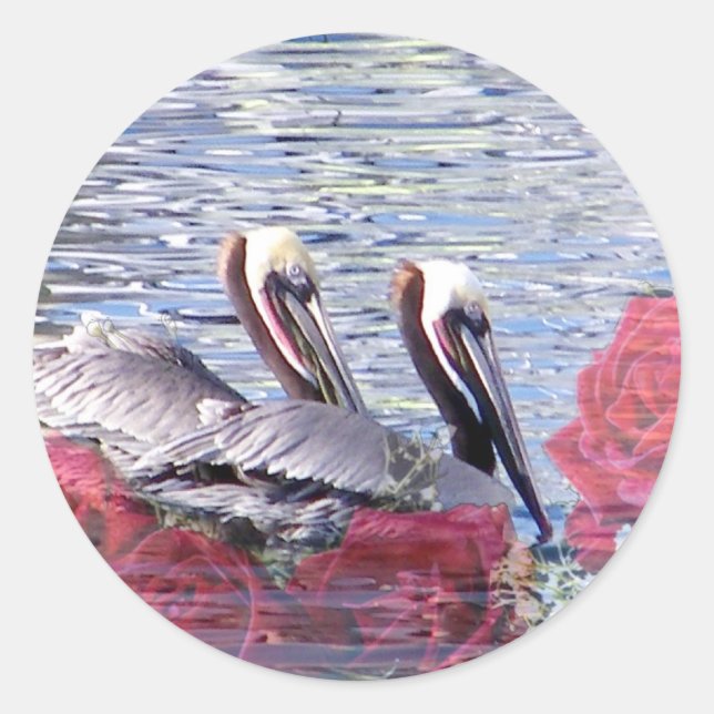 Love_ Classic Round Sticker (Front)