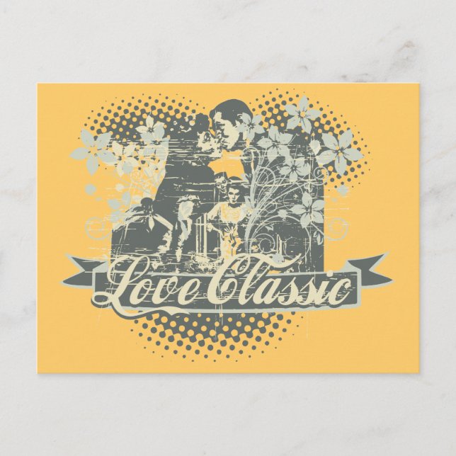 Love Classic T-shirts and Gifts Postcard (Front)