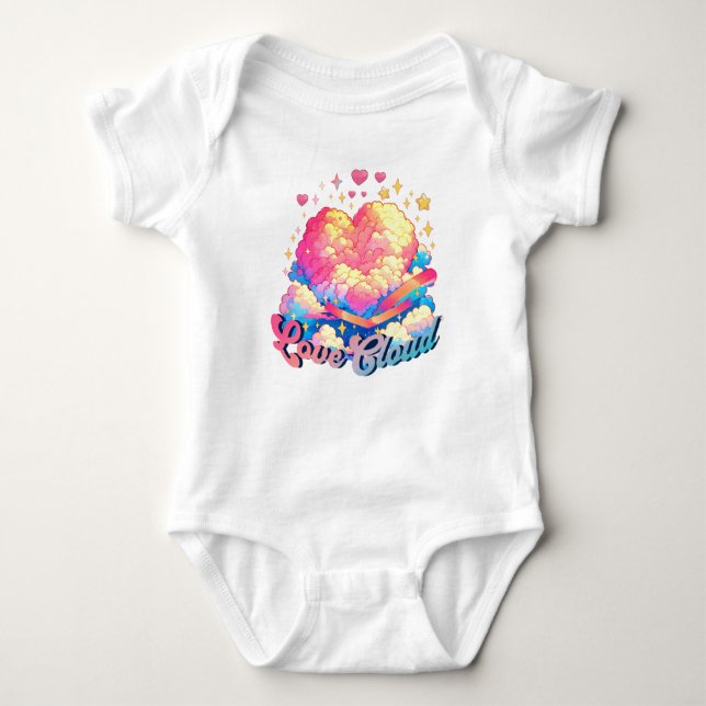 Love Cloud Baby Bodysuit (Front)