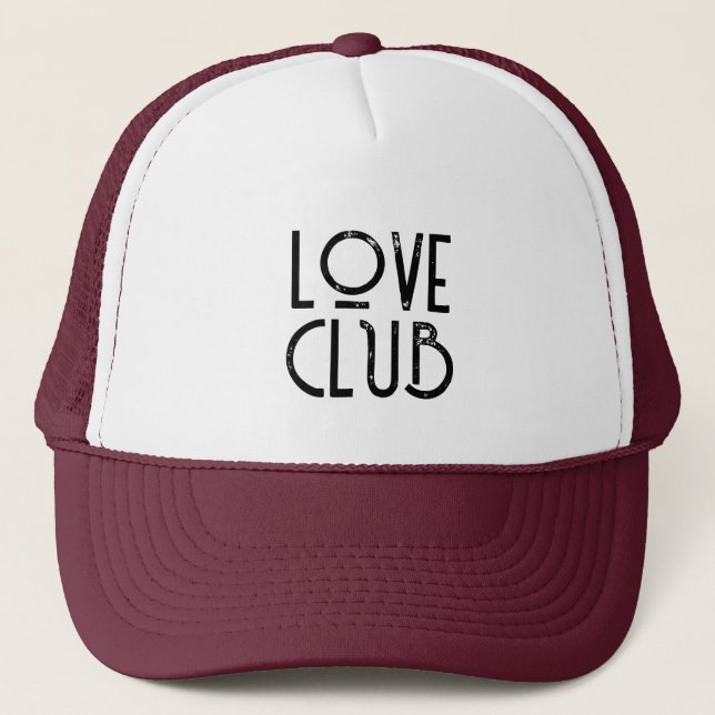 Love Club Hat for Bachelorette, Bridesmaid (Front)