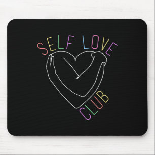 Love Club Mental Health Awareness Line Art For Sup Mouse Mat