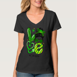 Love Cna Laif Nurse Funny St Patrick S Day 1 T-Shirt