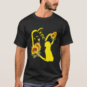 Love Cocker Spaniel Sunflower T-Shirt