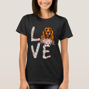Love Cocker Spaniel Women Kids Dog T-Shirt