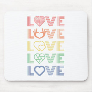 Love Cœur Amour Aimer Motivation Inspiration Mouse Mat