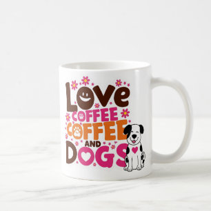 Love Coffe and Dogs Coffee Mug