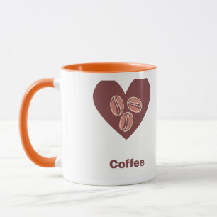 Love Coffee Heart Mug