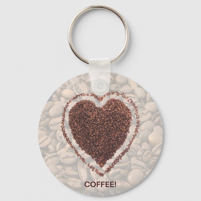 Love Coffee Key Ring (Front)