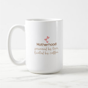 Love & Coffee Mom Life Typography Print Coffee Mug