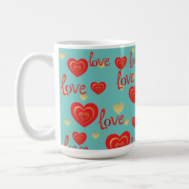 love coffee mug (Left)