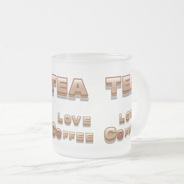 Love Coffee Mug | Customizable Coffee & Tea (Front Right)