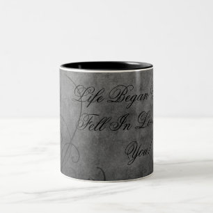 Love- Coffee Mug: Love's Twilight Collection Two-Tone Coffee Mug