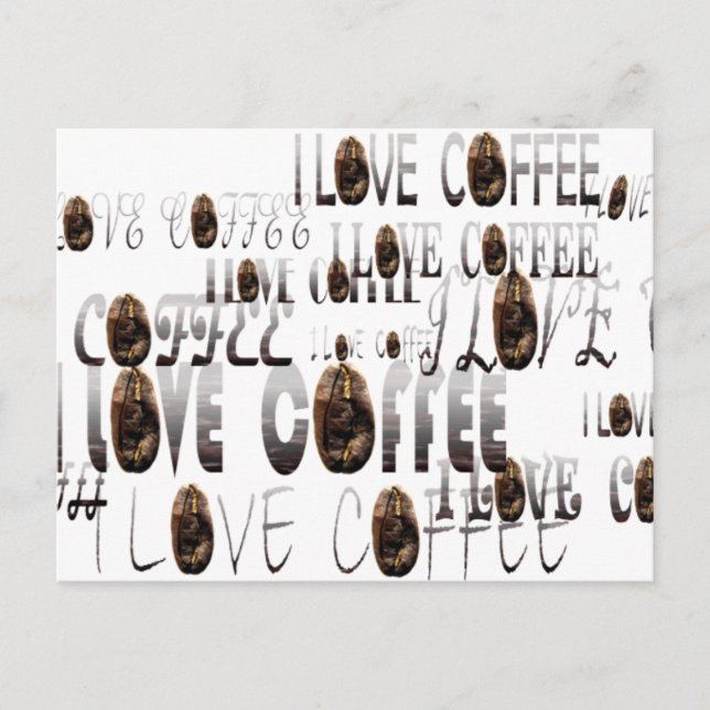 LOVE Coffee Postcard (Front)