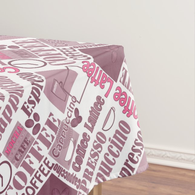 Love coffee tablecloth (In Situ)