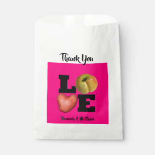 LOVE Collection Apple Potato Pink Favour Bag