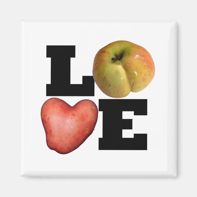 LOVE Collection Heart Potato Magnet (Front)