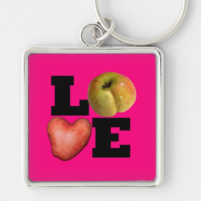 LOVE Collection in Pink Keychain (Front)