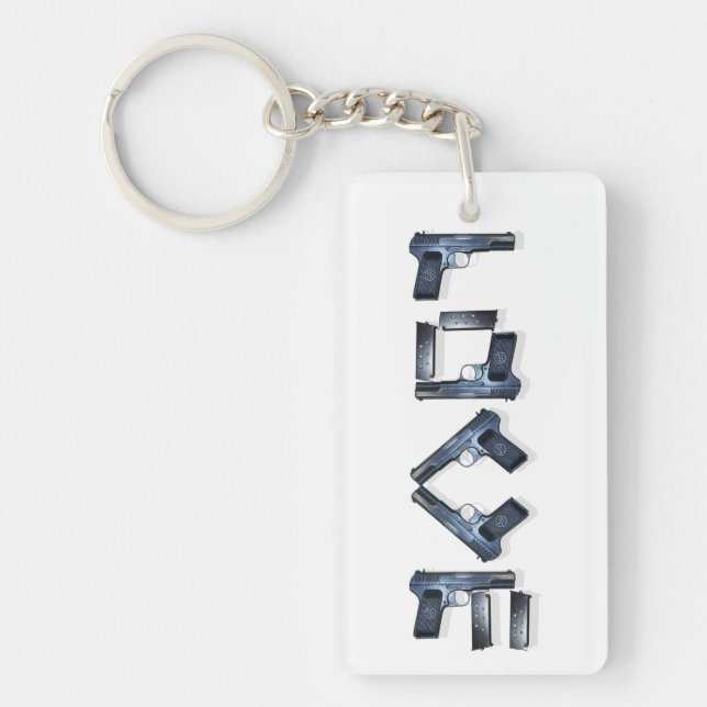 LOVE Collection - with shade double-sided Keychain (Front)