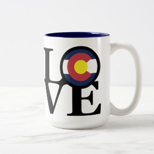 LOVE Colorado 15oz Two-Tone Coffee Mug