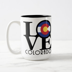 LOVE Colorado 15oz Two-Tone Coffee Mug