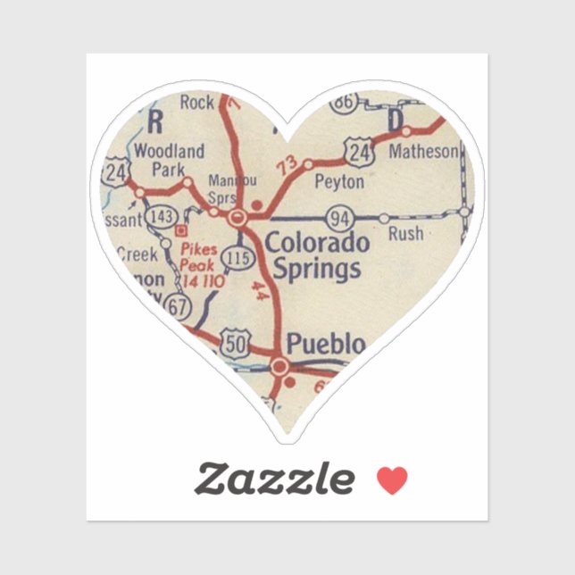 Love Colorado Springs CO (Sheet)