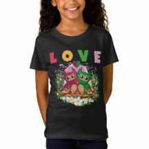 LOVE COLORFUL LOVELY CUTE ADORABLE OWLS