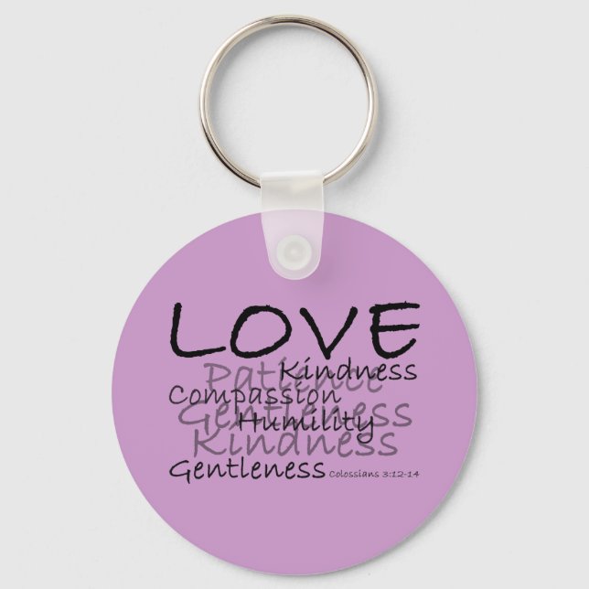 Love (Colossians 3) Keychain (Front)