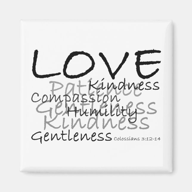 Love Colossians 3 Magnet (Front)