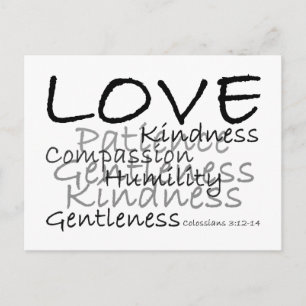 Love (Colossians 3) Postcard