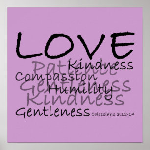 Love (Colossians 3) Poster