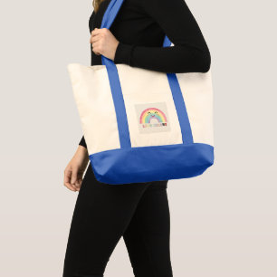 Love Colours rainbow art valentine designs Tote Bag