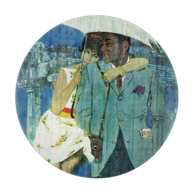 Love Comes to Miss Lucas Cutting Board (Front)