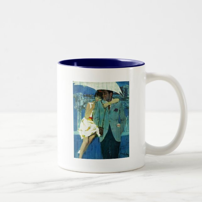 Love Comes to Miss Lucas Two-Tone Coffee Mug (Right)