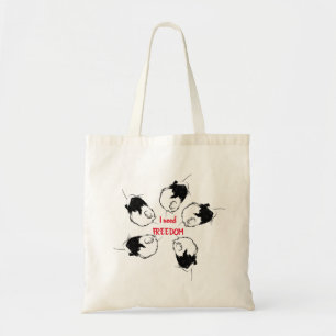 love community, need freedom tote bag