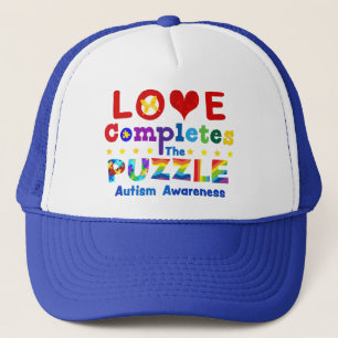 Love Completes the Puzzle Trucker Hat