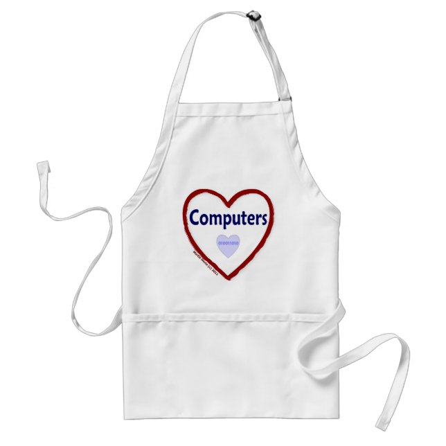 Love Computers Standard Apron (Front)