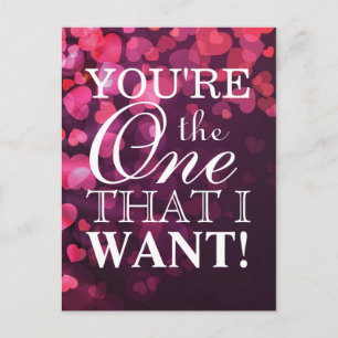 Love Concept with Hearts Postcard