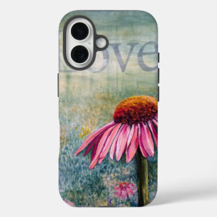 Love coneflower phone case