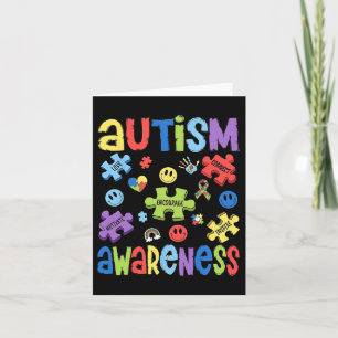 Love Connect Motivale Inspire Autism Awareness Card