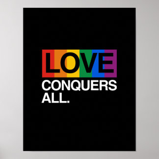 LOVE CONQUERS ALL -.png Poster