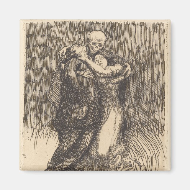 Love Consecrated (by Paul-Albert Besnard) Magnet (Front)