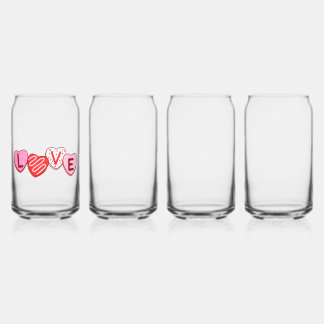 Love Cookies Can Glass