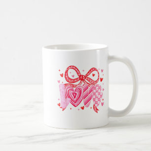 Love Coquette Bow Leopard Hearts Valentine Women G Coffee Mug