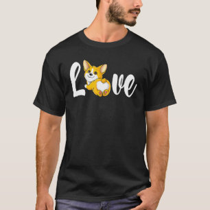 Love Corgi Mama Mum Cute Puppy Butt Dog Mothers Da T-Shirt