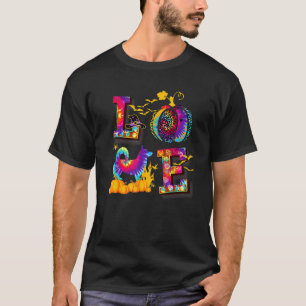 Love Corgi Tie Dye Pumpkin Halloween Costume Corgi T-Shirt