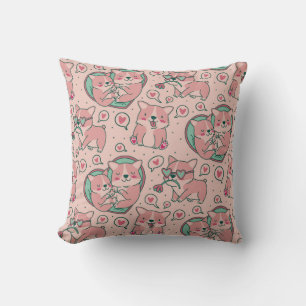 Love Corgi Valentines Pillow