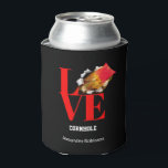 Love Cornhole Personalised Sports   Can Cooler<br><div class="desc">Make your tailgate, barbecue, picnic or party a time to remember with personalised Cornhole can coolers! Not only can you use them during the party, but these sports coolers also make great keepsakes. Having an awesome party also means finding the perfect conversation piece that your friends will love and envy!...</div>