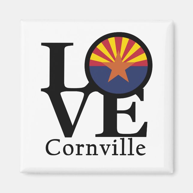 LOVE Cornville Arizona Magnet (Front)